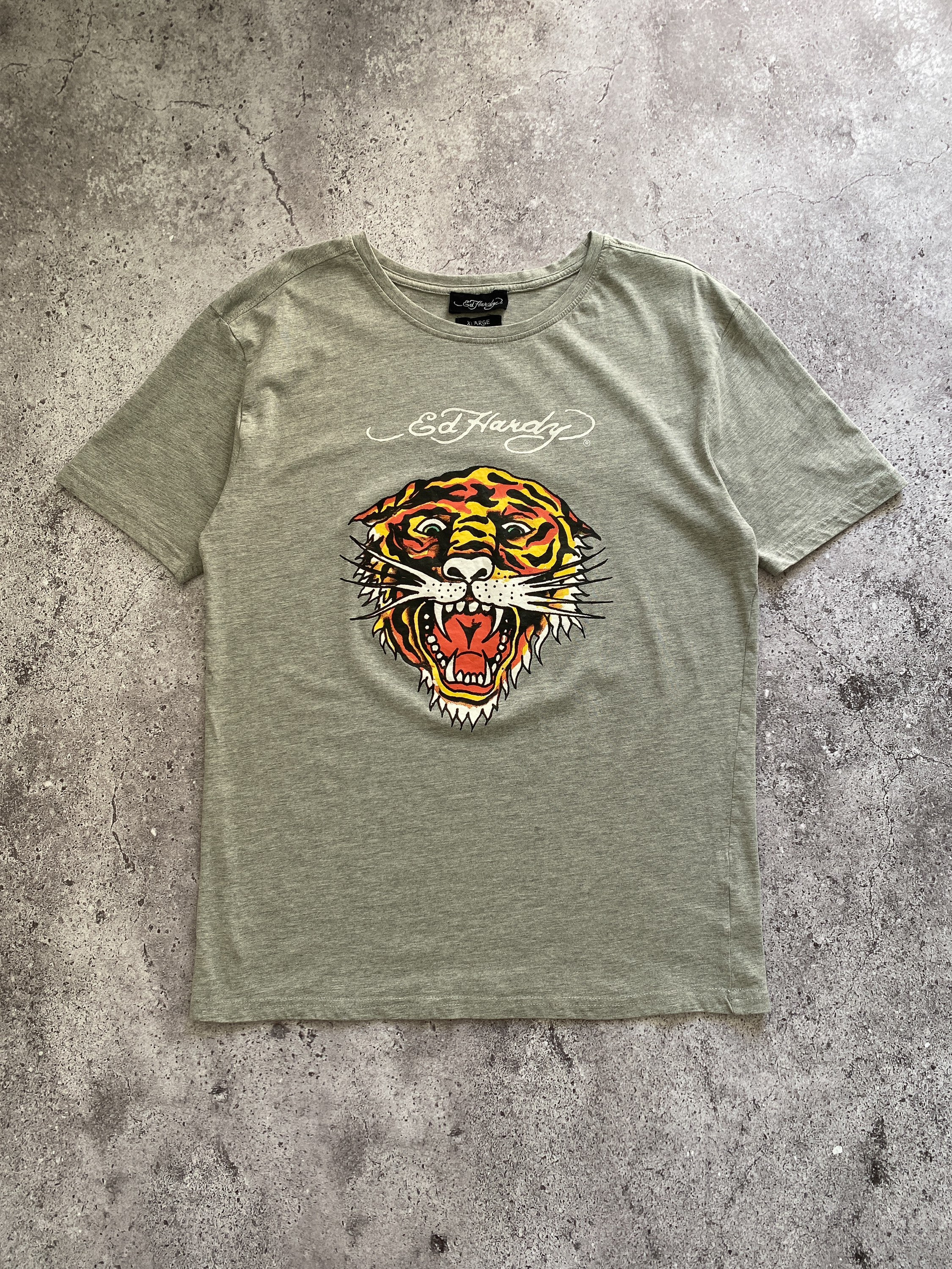 Vintage Ed Hardy Y2K Tiger Tee - Etsy