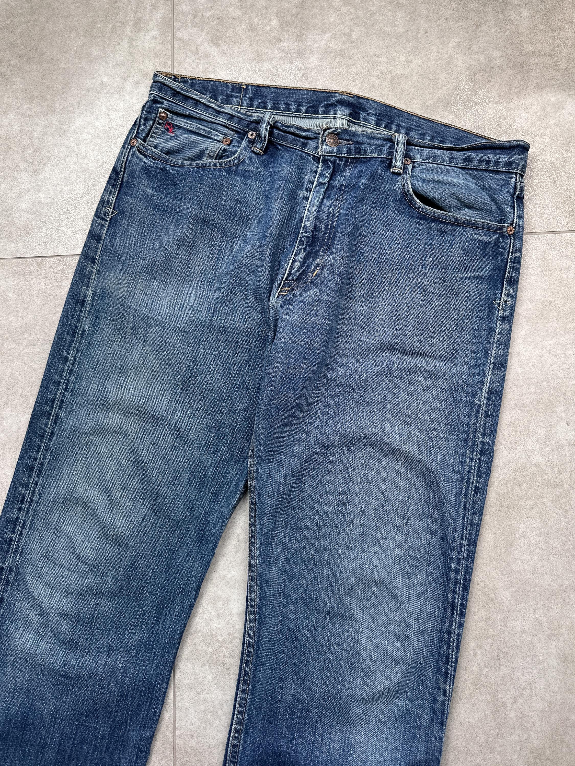 Vintage Y2k Polo Ralph Lauren Blue Denim Jeans 36x32 Mens - Etsy