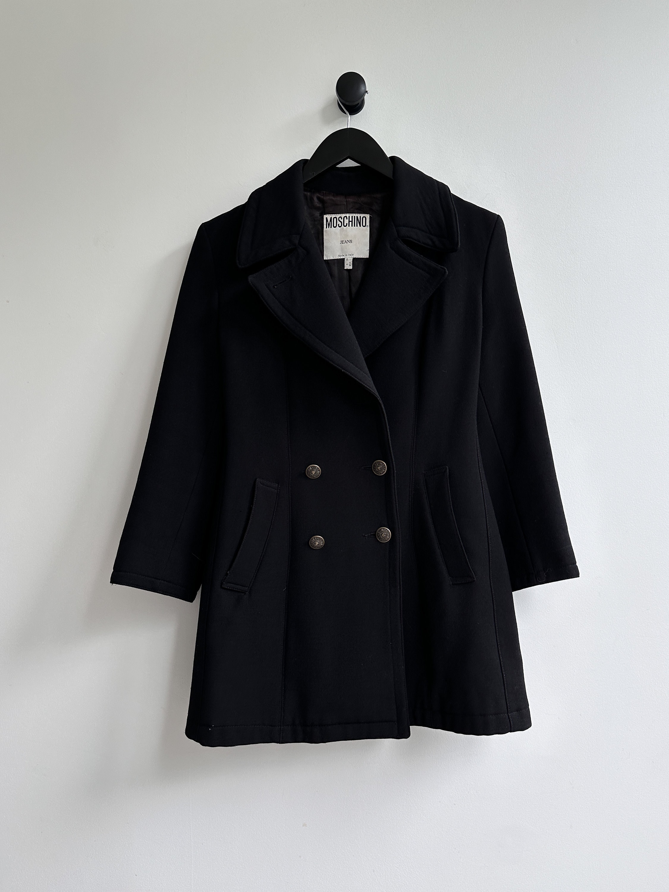 Moschino Wool Coat - Etsy