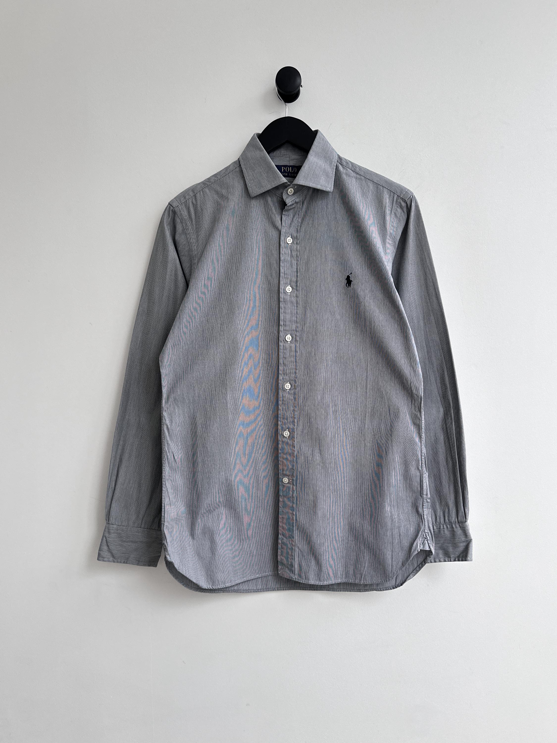 Chemise vintage vert mousse, chemise boutonnée des