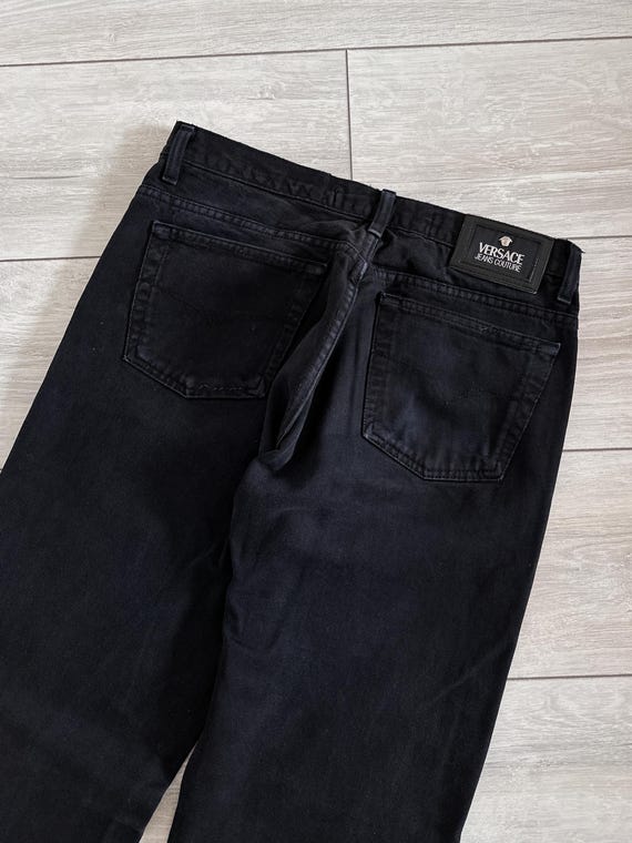Vintage Versace Jeans Couture Black Denim Pants Jeans - Etsy