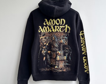 Vintage y2k Amon Amarth Hoodie Black size S