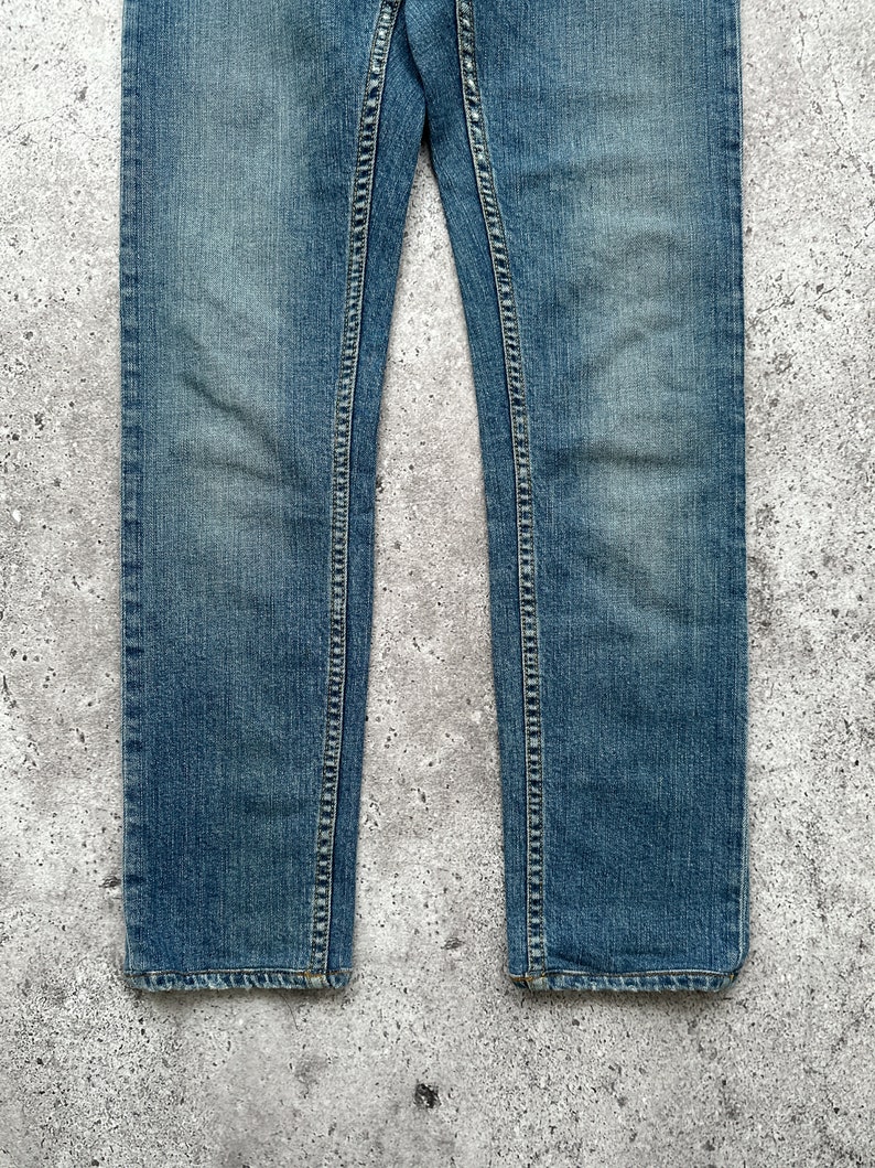 Acne Studios Skinny Blue Denim Pants Jeans 26x32 image 9
