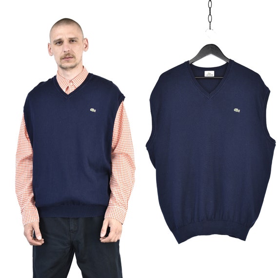 Vintage Lacoste Vest Jumper Sweater 