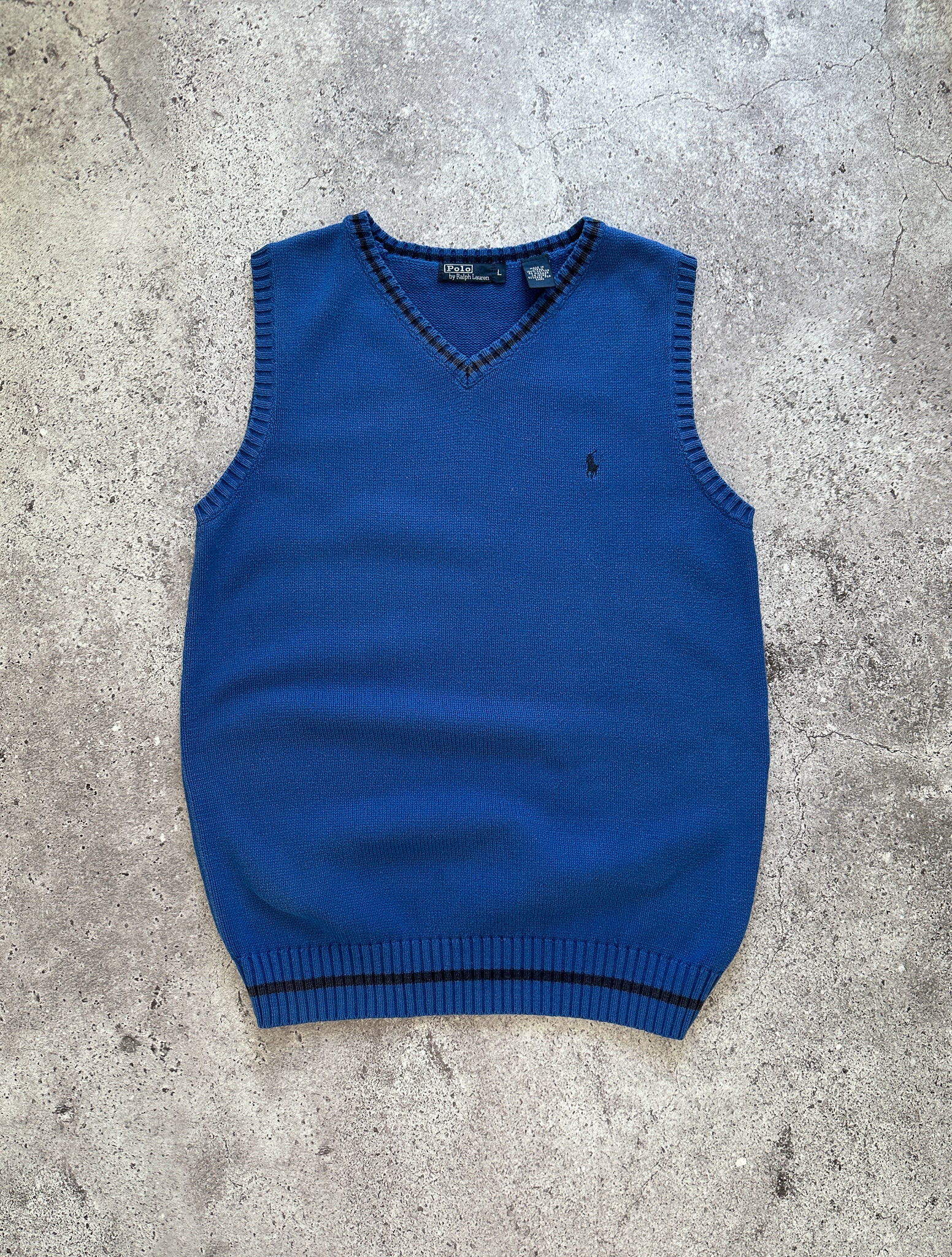 Vintage Polo Ralph Lauren Sleeveless Sweater Vest Gilet - Etsy