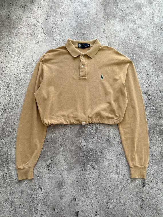 Vintage polo crop clearance tee