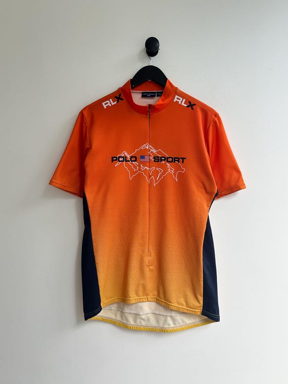 Vintage 90s Polo Sport Ralph Lauren Cycling Jersey Size L Men's - Etsy