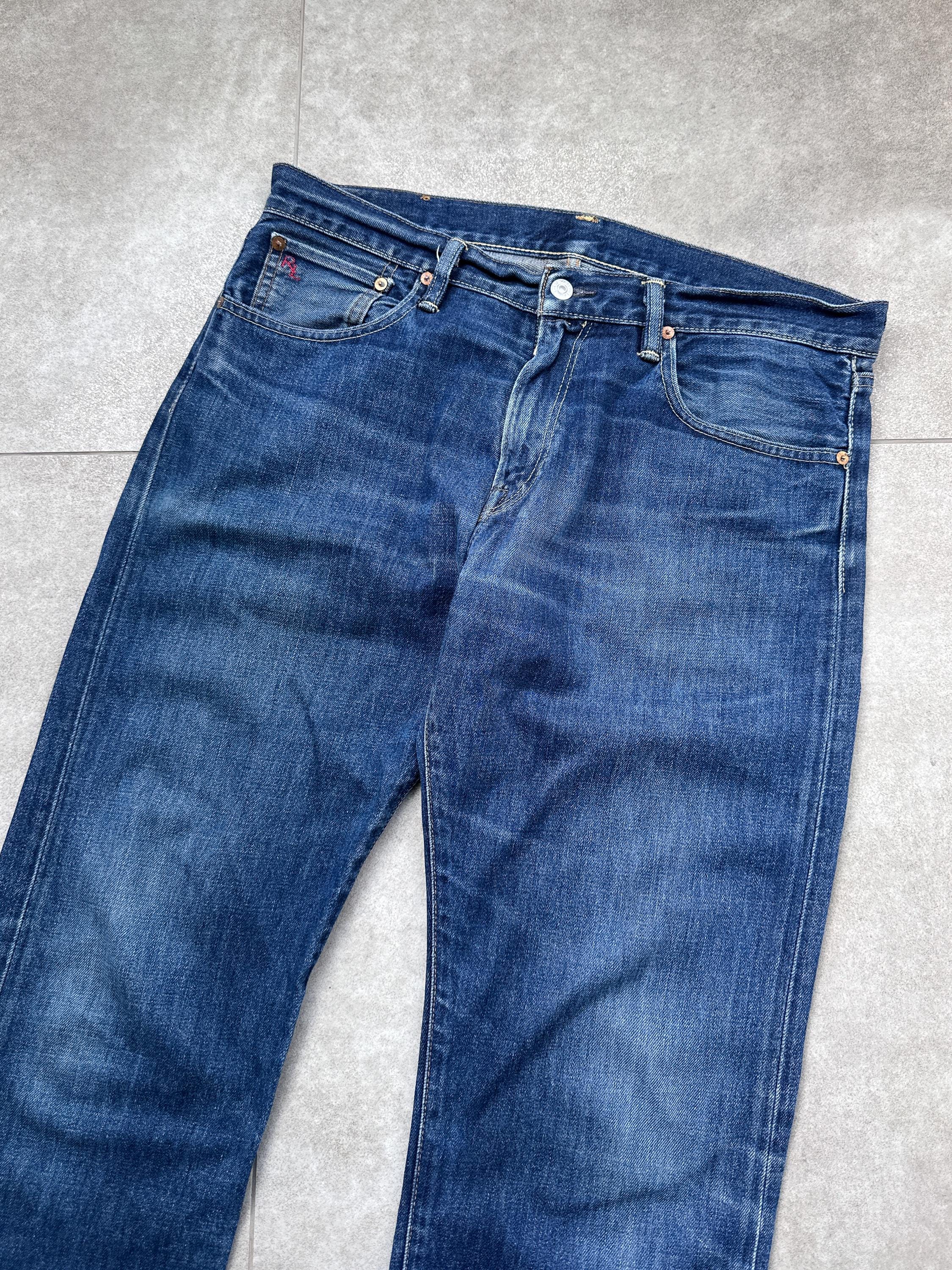 Vintage Y2k Polo Ralph Lauren Blue Denim Jeans 36x32 Mens - Etsy