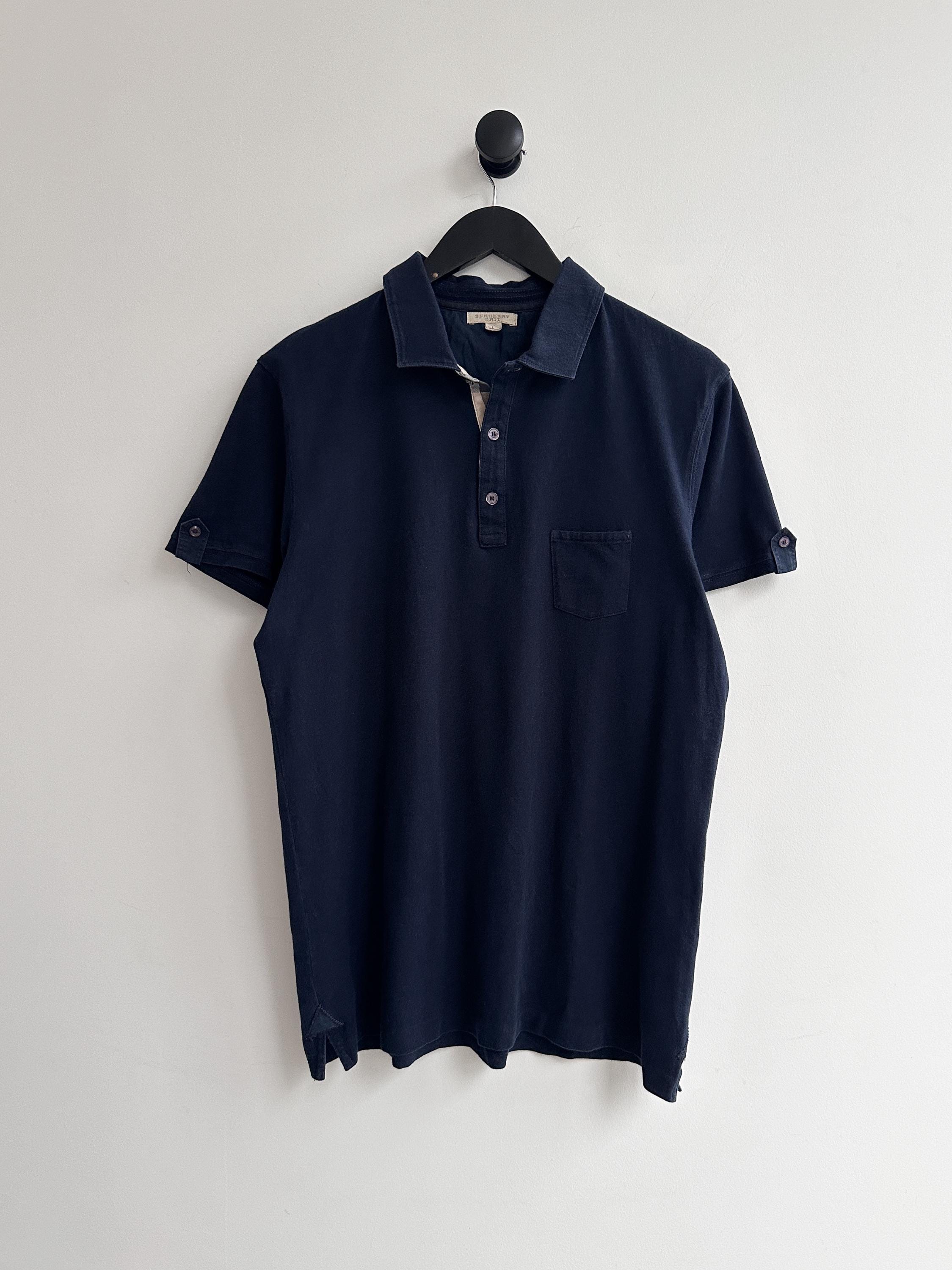 トップス Burberry 90s polo tee THOMAS BURBERRY Vintage Mens Polo Shirt 90s Burberrys of