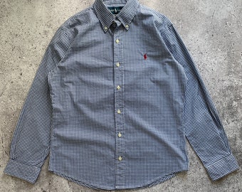 Chemise à carreaux Polo Ralph Lauren vintage taille S