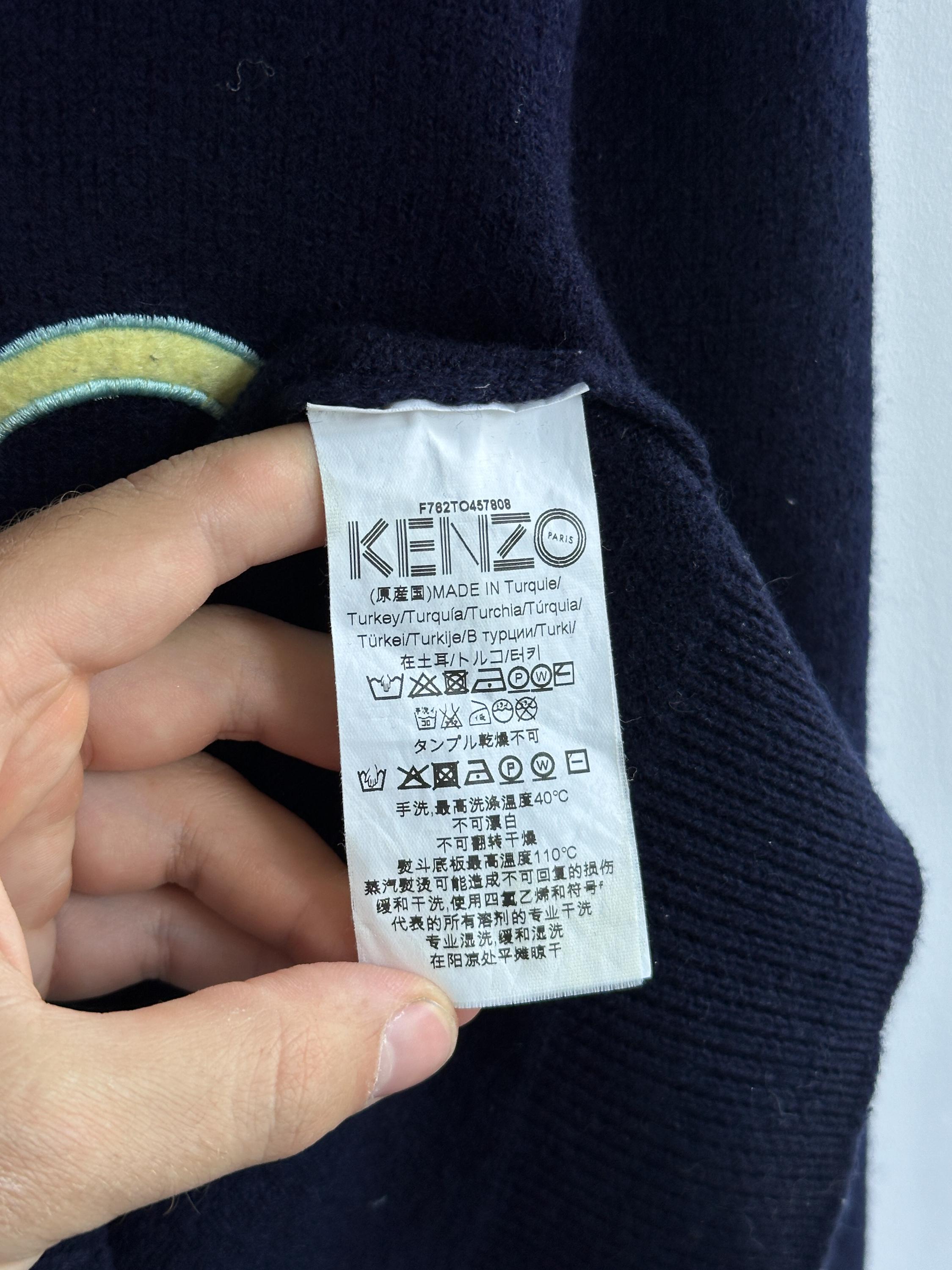 Kenzo Wool Sweater Jumper Womens Blue Big Logo Size M - Etsy Kenzo Wool Sweater Jumper Womens Blue Big Logo Size M - Etsy