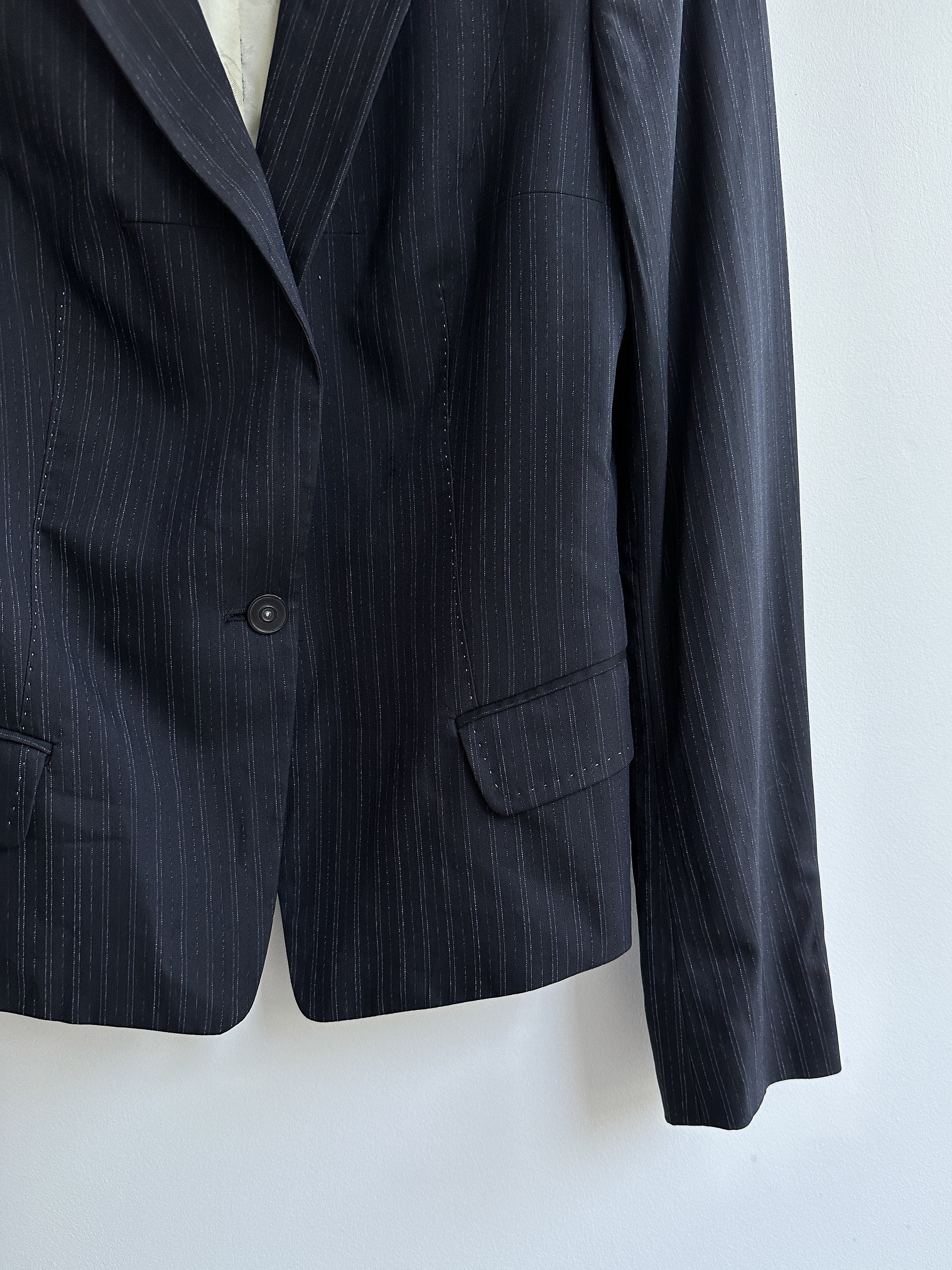 ジャケット Marithe + Francois Girbaud W OVER FIT COTTON BLAZER JACKET b Marithé François Girbaud Blazer Mens Wool Momentodue Double