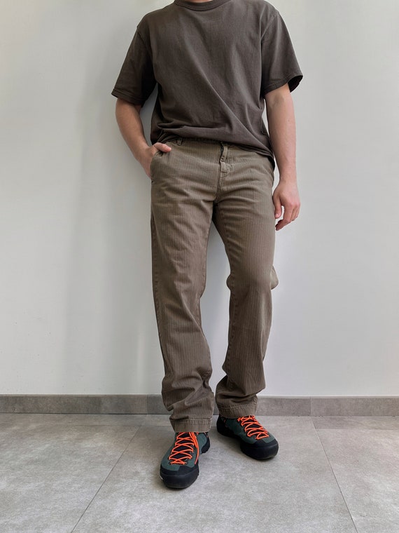 Carhartt Station Pants Beige Mens Us 32 Brown Trousers - Etsy