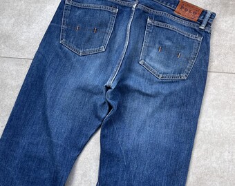 Vintage Y2k Polo Ralph Lauren Blue Denim Jeans 36x32 Mens - Etsy