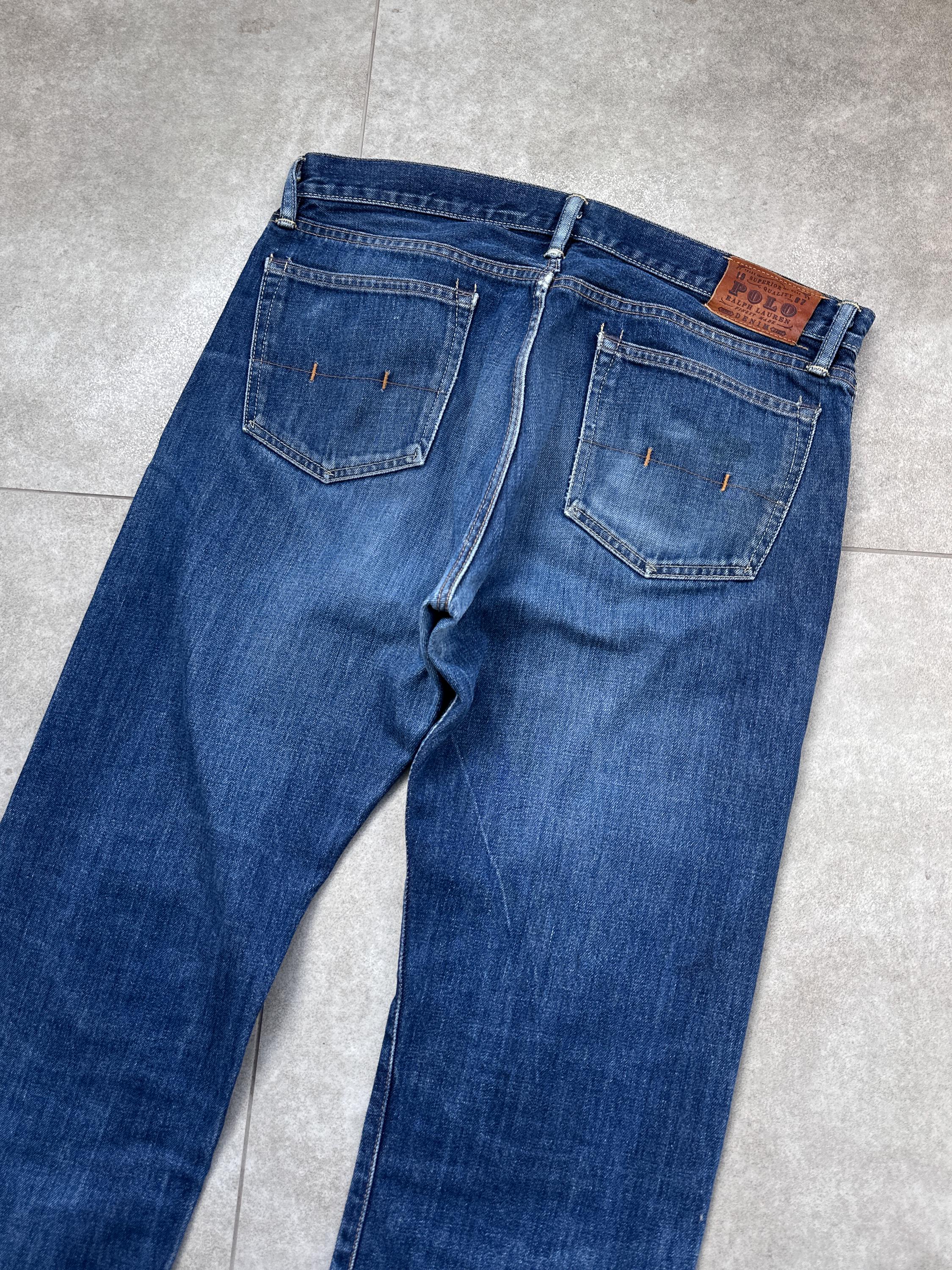 Vintage Y2k Polo Ralph Lauren Blue Denim Jeans 36x32 Mens - Etsy
