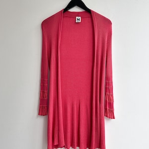 Vintage Missoni Cardigan Jumper Sweater pink womens size M