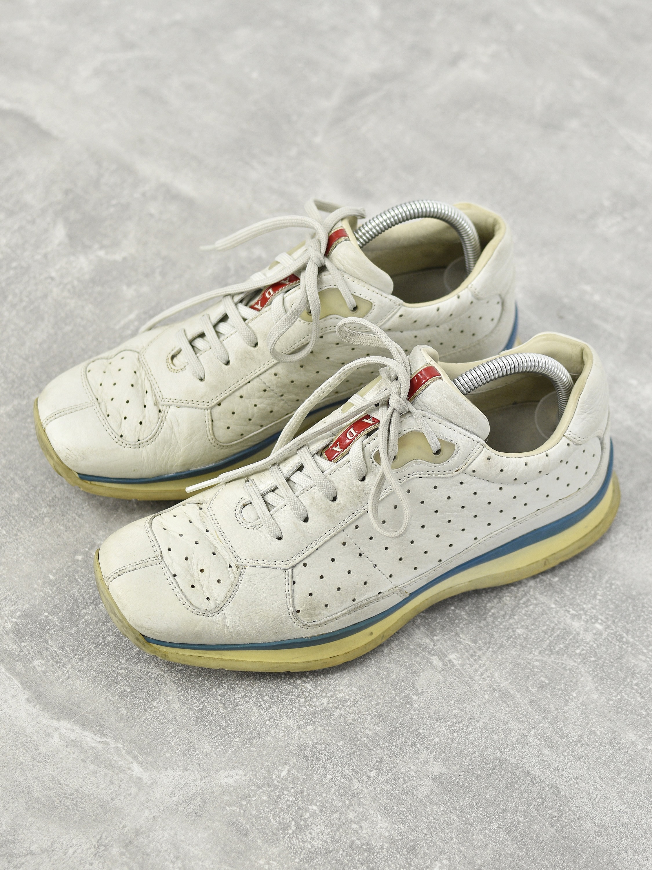 Vintage Prada Leather Shoes - Etsy