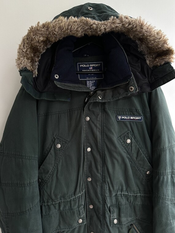 Vintage Polo Sport Ralph Lauren Puffer Parka Jacket - Etsy