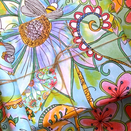 Wrapping Paper Gift Wrap Paper Decoupage Art Paper Recycled Etsy UK