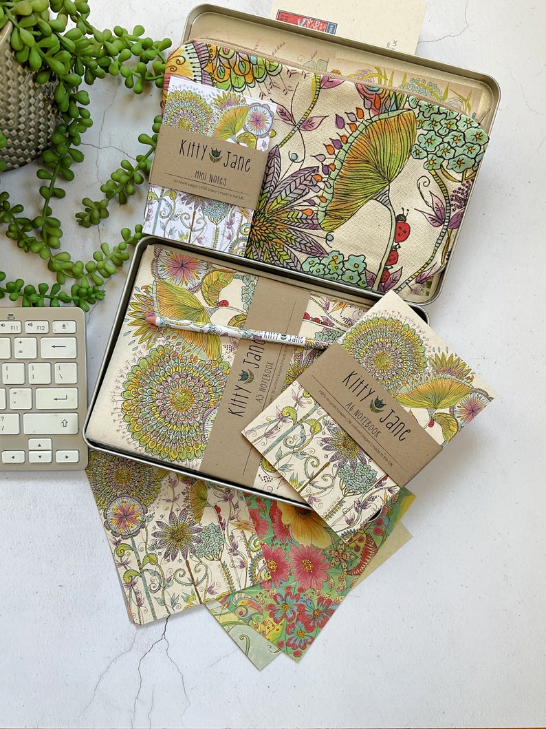 Stationery Gift Box Stationery Addict Gift Ladybird Lady Bug Etsy