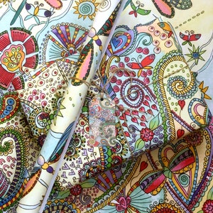 Recycled Gift Wrap Paper: Bohemian Wings Illustration, Decoupage Sheet