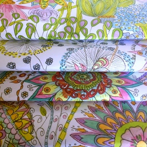 Emballage cadeau recyclé : art floral bohème, papier respectueux de l'environnement image 3
