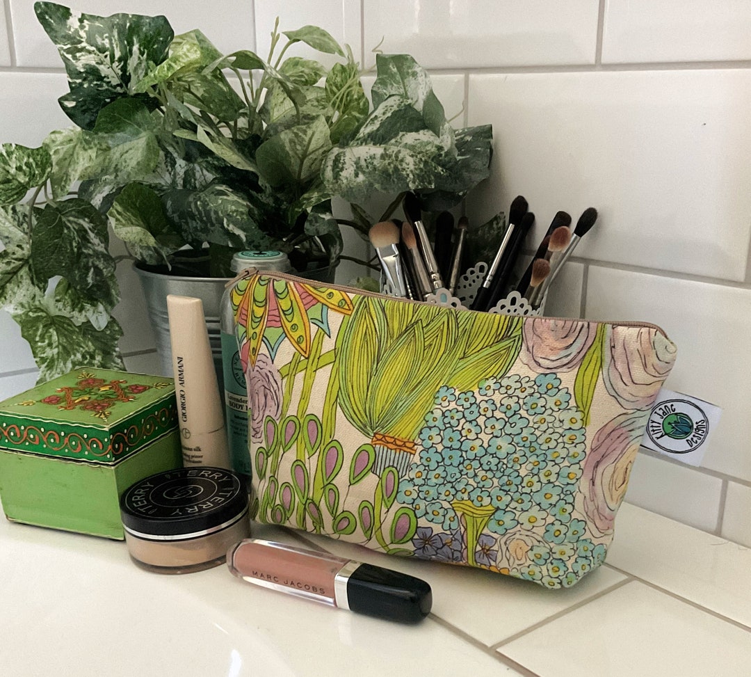 Handmade Makeup Bag Bohemian Make-up Bag Abstract Art - Etsy UK