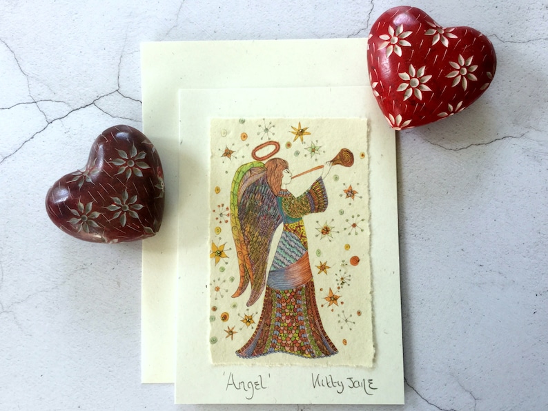 Christmas Card Handmade Angel Christmas Card Christmas Etsy pin-by-kimberly-b-on-cards-xmas-cards-handmade-angel-cards-handmade