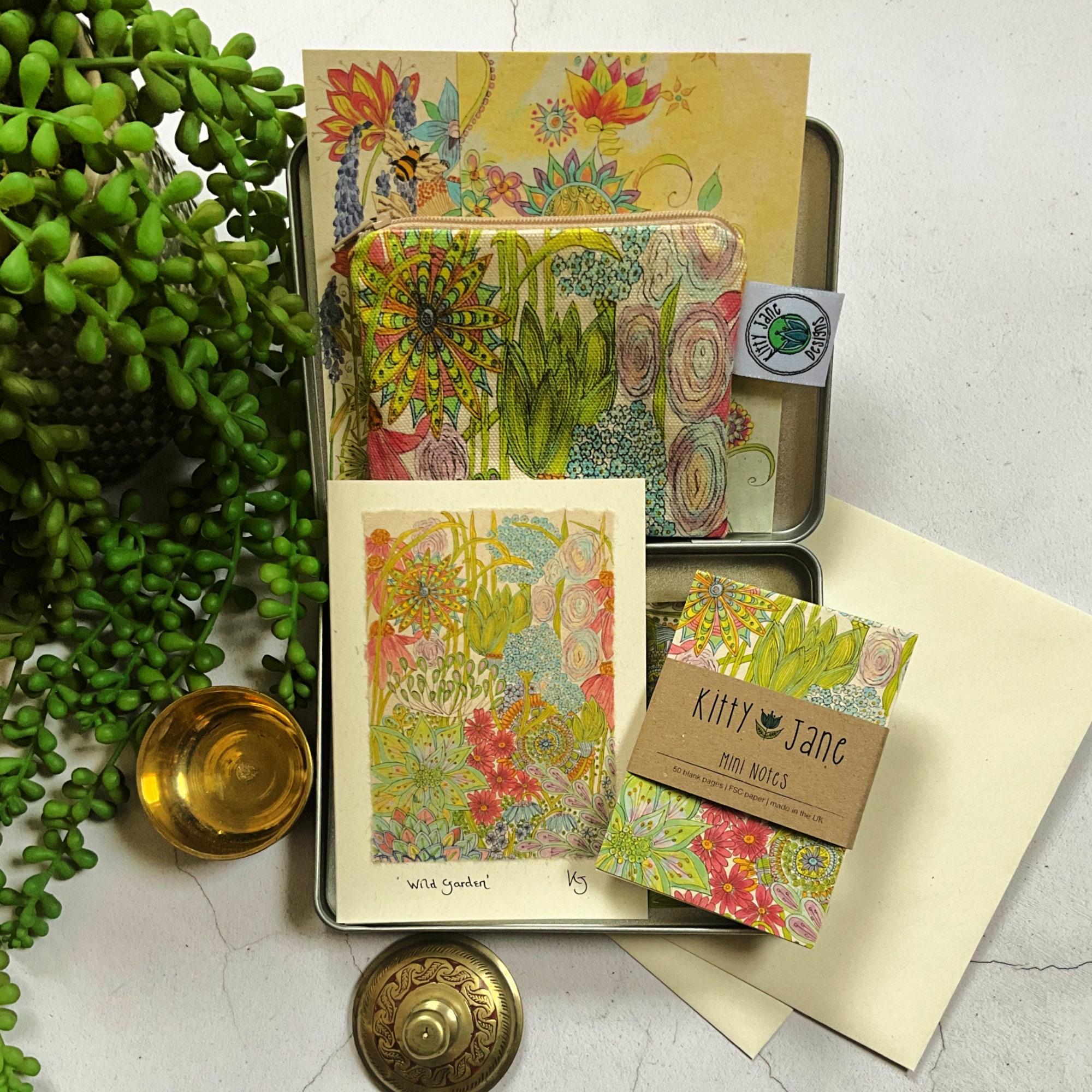 Floral Gift Box, Stationery Gift, Stationery Addict, Boho Floral Recycled  Notebooks, Bohemian Notebooks, Coin Purse, Small Gift for Her - Etsy