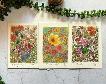 Paquet de cartes de voeux faites main, cartes d'art mandala, cartes d'art motif éthique indien, carte d'anniversaire vierge, cartes de voeux bohème, carte pour toute occasion