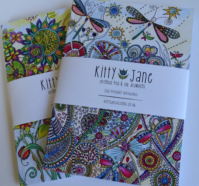 Student Gift for Her Teacher Busy Mum Mom, Lined Pocket Notebooks Student Travel Journal Gift Set of Two Recycled Small Notebooks