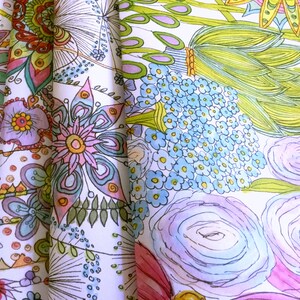 Emballage cadeau recyclé : art floral bohème, papier respectueux de l'environnement image 7
