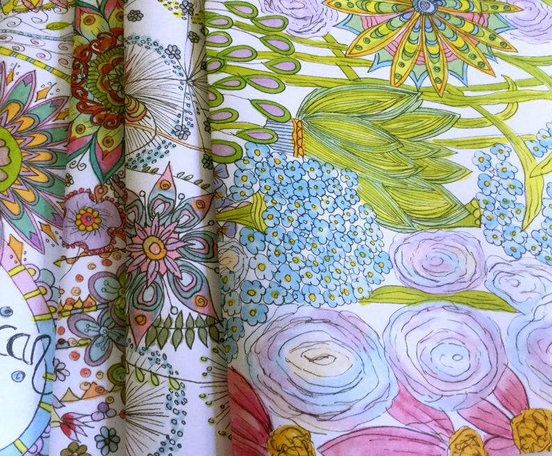 Emballage cadeau recyclé : art floral bohème, papier respectueux de l'environnement image 2