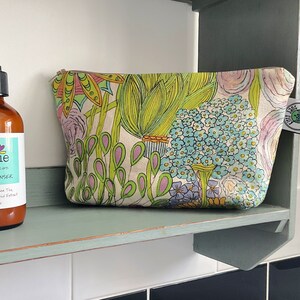 Handmade Makeup Bag Bohemian Make-up Bag Abstract Art - Etsy UK