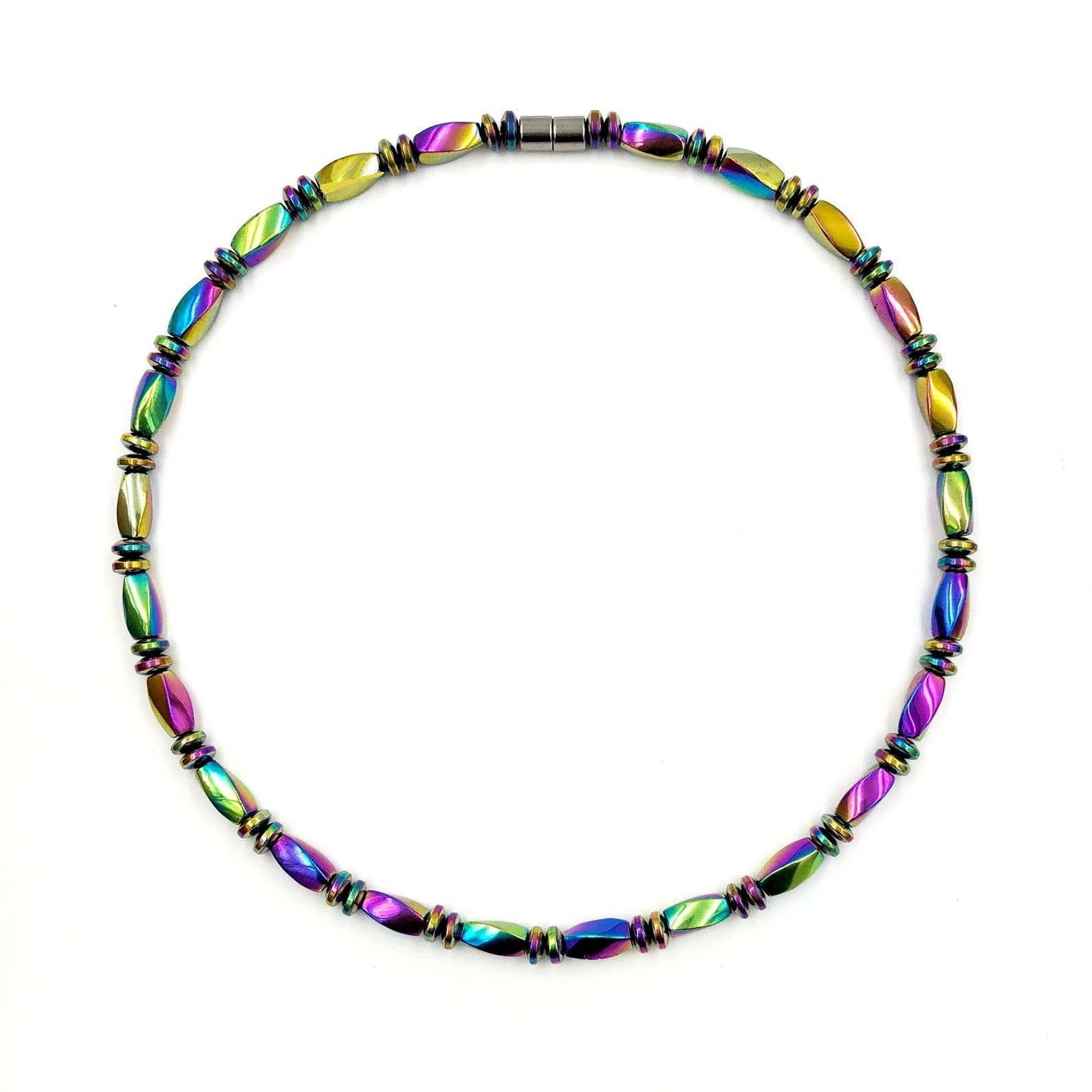 Rainbow Necklace Therapy Necklaces Women Etsy