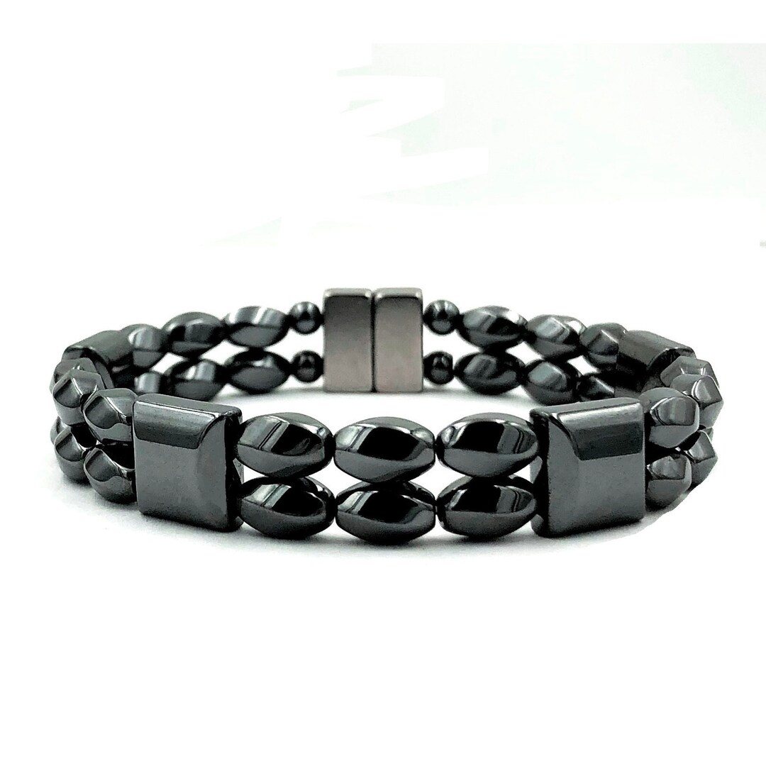 Energy Bracelet, Powerful Hematite Therapy Bracelets With All