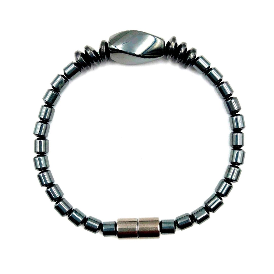 Unisex Bracelet, Therapy Hematite Bracelet With