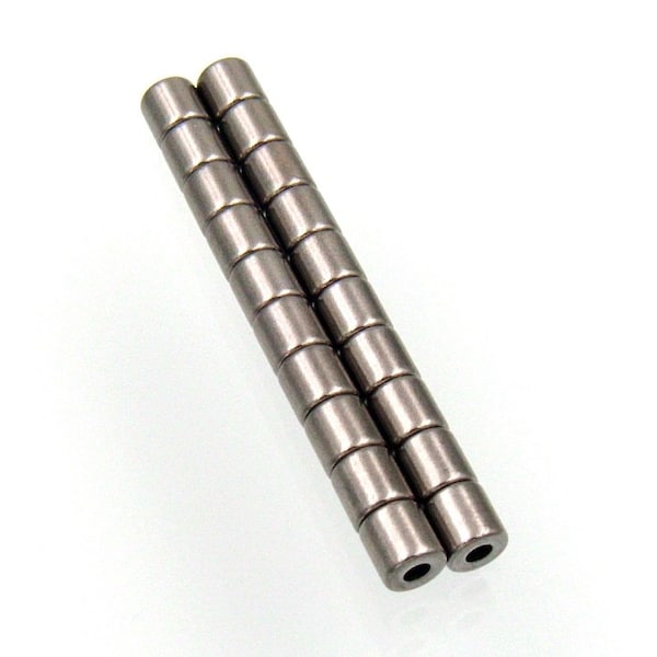 10 Set 6x6mm Magnetic Clasps Silver Gunmetal Color Findings for Making Jewelry Necklaces, Bracelets, Anklets Etc.#GMC-5