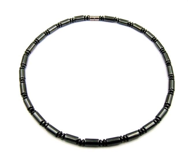 Magnetic Necklace Tiger Eye Magnetic Therapy Necklace Magnetic Hematite Necklace #MHN-127