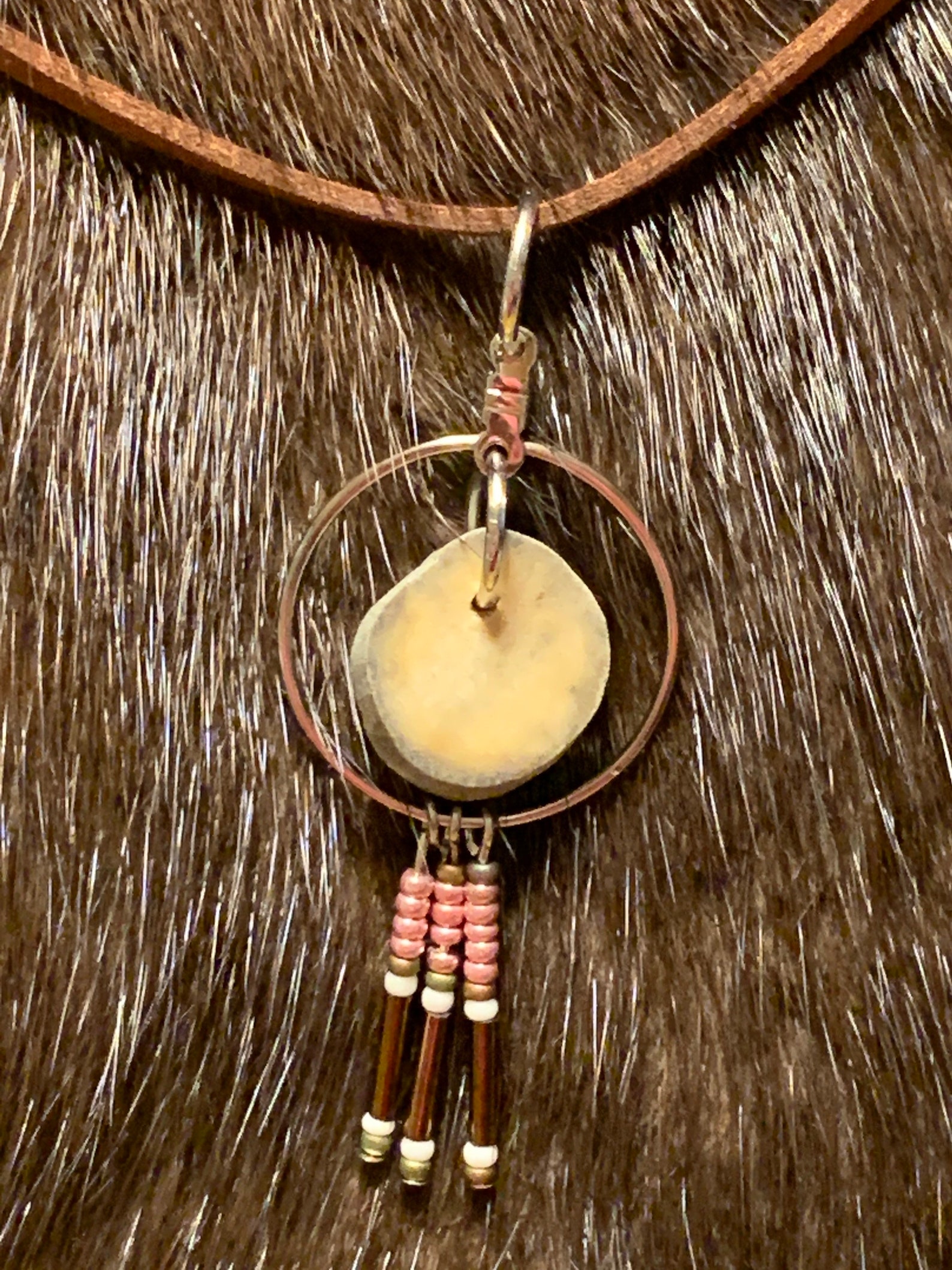 Elk antler necklace Etsy