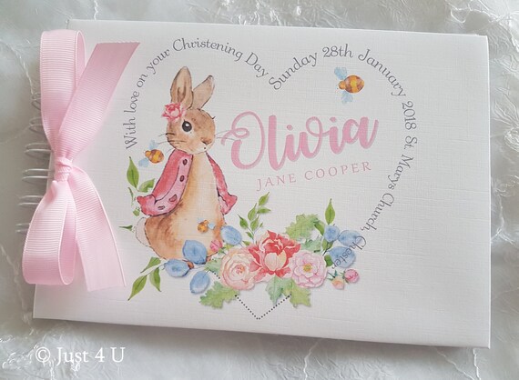personalised peter rabbit christening gifts
