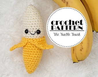 Banana Crochet Pattern - Amigurumi Banana Pattern - PDF Digital Download