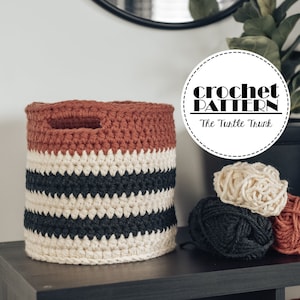 Brecken Basket Crochet Pattern - Easy Crochet Basket Pattern