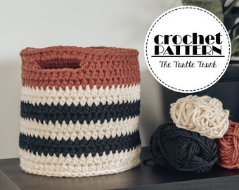 Brecken Basket Crochet Pattern - Easy Crochet Basket Pattern