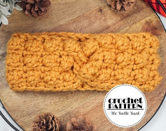 Cloud Nine Headband Crochet Pattern - Crochet Ear Warmer Pattern - PDF Digtial Download