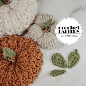 Leaf Crochet Pattern - 3 Crochet Leaf Patterns - PDF Digital Download