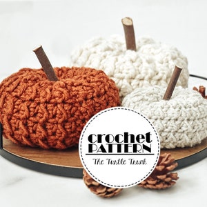 Farm Fresh Pumpkin crochet pattern - Crochet Pumpkin Pattern - Digital Download