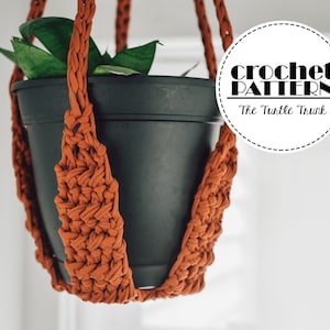 Easy Plant Hanger Crochet Pattern - Easy Crochet Plant Hanger Pattern - PDF Digital Download