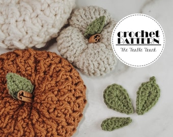 Leaf Crochet Pattern - 3 Crochet Leaf Patterns - PDF Digital Download