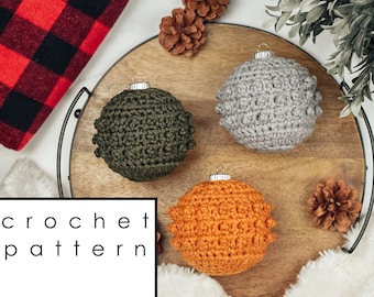 Picot Tree Ornament Crochet Pattern - Crochet Tree Decoration - PDF Digital Download